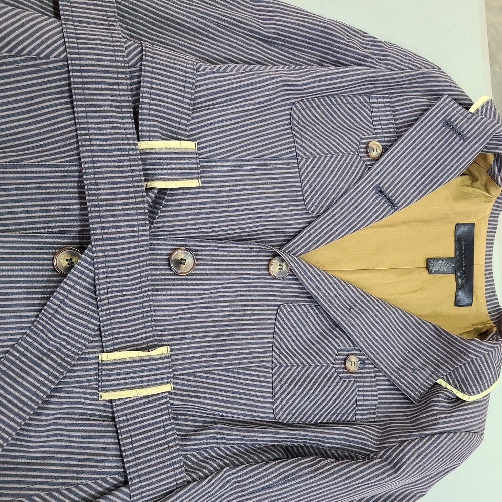 Apostrophe Lightweight Structured Button Front Bl… - image 6